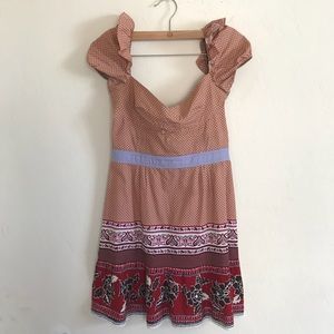 MIU MIU cotton paisley dress